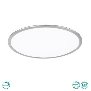 TRIO LIGHTING - Phoenix Φωτιστικό οροφής 1x31W LED Νίκελ Ματ ΚΩΔ.-674096207