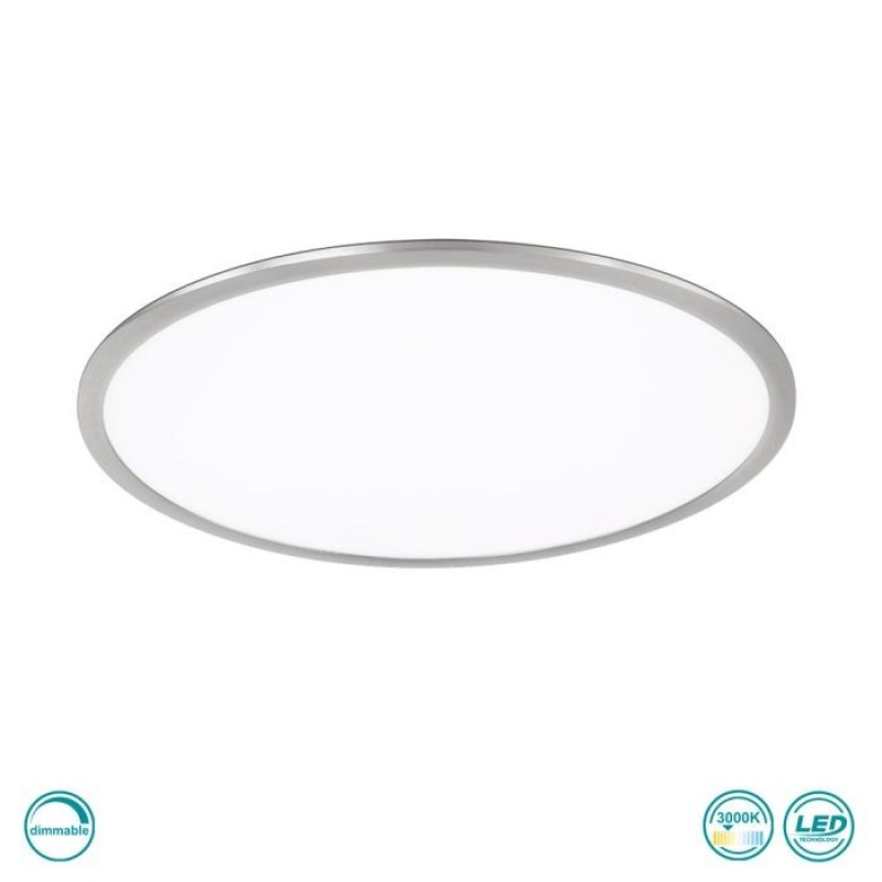 TRIO LIGHTING - Phoenix Φωτιστικό οροφής 1x31W LED Νίκελ Ματ ΚΩΔ.-674096207