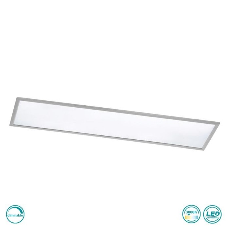 TRIO LIGHTING - Phoenix Φωτιστικό οροφής 1x31W LED Νίκελ Ματ ΚΩΔ.-674011207