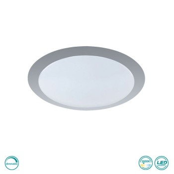 TRIO LIGHTING - Gonzalo Φωτιστικό οροφής LED Γκρι Τιτάνιο ΚΩΔ.- 626511287