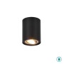 TRIO LIGHTING - Cookie Φωτιστικό οροφής 1xGU10 Μαύρο Ματ με Χρυσό ΚΩΔ.-612900180