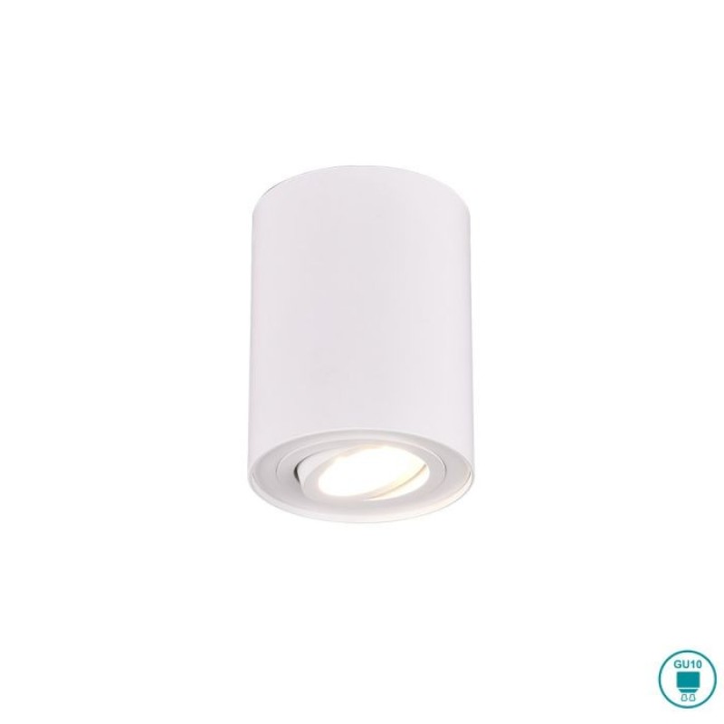 TRIO LIGHTING - Cookie Φωτιστικό οροφής 1xGU10 Λευκό ΚΩΔ.-612900131
