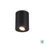 TRIO LIGHTING - Cookie Φωτιστικό οροφής 1xGU10 Μαύρο ΚΩΔ.-612900132