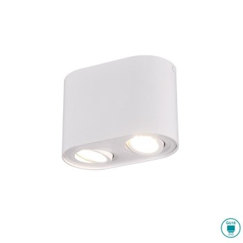TRIO LIGHTING - Cookie Φωτιστικό οροφής 2xGU10 Λευκό ΚΩΔ.-612900231