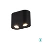 TRIO LIGHTING - Cookie Φωτιστικό οροφής 2xGU10 Μαύρο ΚΩΔ.-612900232