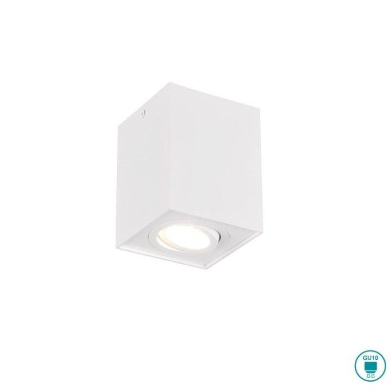 TRIO LIGHTING - Biscuit Φωτιστικό οροφής-Σποτ 1xGU10 Λευκό ΚΩΔ.-613000131