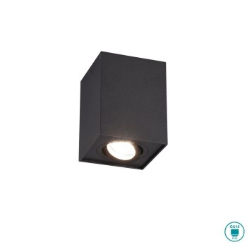TRIO LIGHTING - Biscuit Φωτιστικό οροφής-Σποτ 1xGU10 Μαύρο ΚΩΔ.-613000132