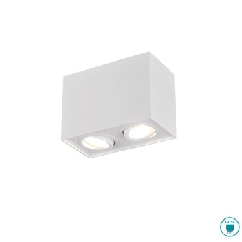 TRIO LIGHTING - Biscuit Φωτιστικό οροφής-Σποτ 2xGU10 Λευκό ΚΩΔ.-613000231