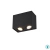 TRIO LIGHTING - Biscuit Φωτιστικό οροφής-Σποτ 2xGU10 Μαύρο ΚΩΔ.-613000232