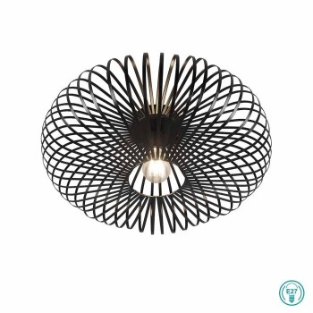 TRIO LIGHTING - Johann Φωτιστικό οροφής 1xE27 Μαύρο Ματ ΚΩΔ.-606905032