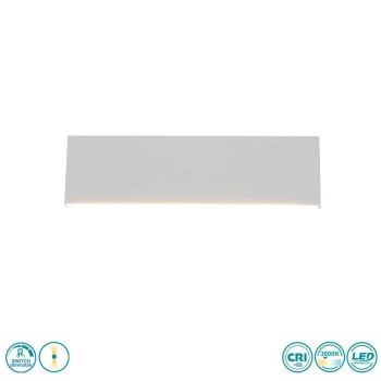 TRIO LIGHTING - Concha Επιτοίχιο φωτιστικό 2x6W LED Λευκό Ματ ΚΩΔ.-225172931