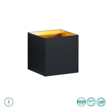TRIO LIGHTING - Louis Επιτοίχιο φωτιστικό LED Μαύρο Ματ ΚΩΔ.-223310132