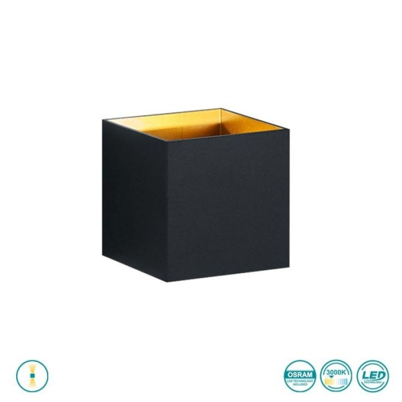 TRIO LIGHTING - Louis Επιτοίχιο φωτιστικό LED Μαύρο Ματ ΚΩΔ.-223310132