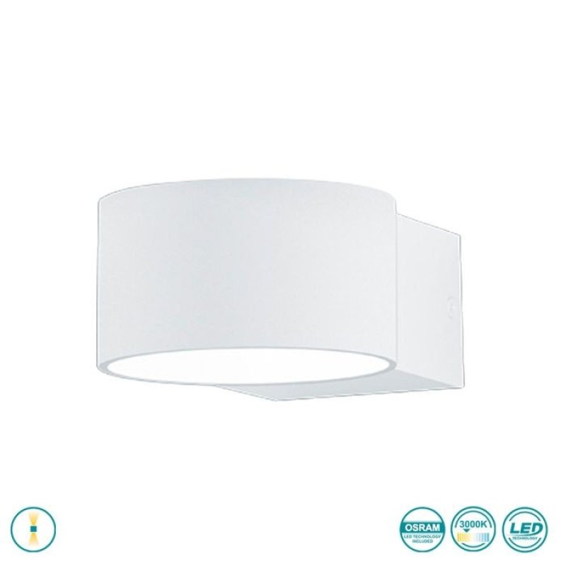 TRIO LIGHTING - Lacapo Επιτοίχιο φωτιστικό LED Λευκό Ματ ΚΩΔ.-223410131