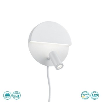 TRIO LIGHTING - Mario Επιτοίχιο φωτιστικό LED Λευκό Ματ ΚΩΔ.-222370231