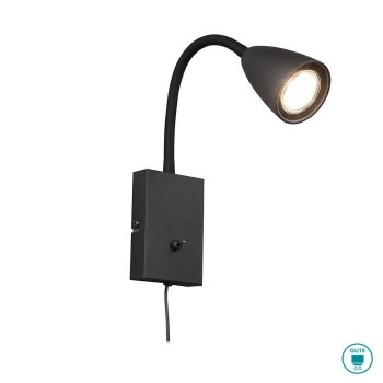TRIO LIGHTING - Wanda Επιτοίχιο φωτιστικό 1xGU10 Μαύρο Ματ ΚΩΔ.-202670132