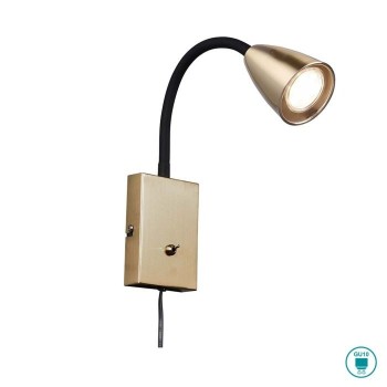 TRIO LIGHTING - Wanda Επιτοίχιο φωτιστικό 1xGU10 Χρυσό Ματ ΚΩΔ.-202670108
