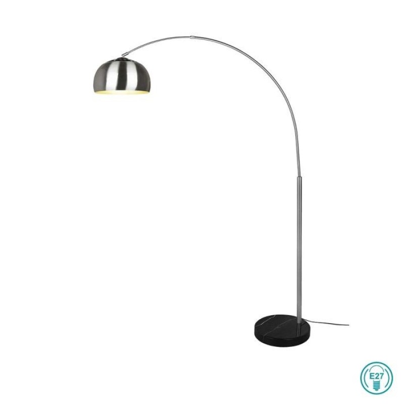 TRIO LIGHTING - Argentina Φωτιστικό Δαπέδου 1xE27 Νίκελ Ματ ΚΩΔ.-411700107
