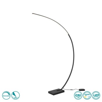 TRIO LIGHTING - Bangkok Φωτιστικό Δαπέδου LED Μαύρο Ματ ΚΩΔ.-426511832