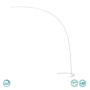 TRIO LIGHTING - Shanghai Φωτιστικό Δαπέδου LED Λευκό ΚΩΔ.-427511801