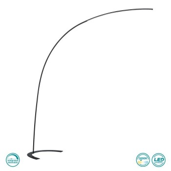 TRIO LIGHTING - Shanghai Φωτιστικό Δαπέδου LED Μαύρο ΚΩΔ.-427511802