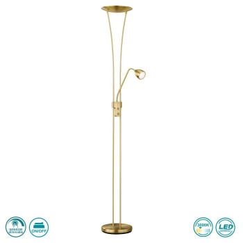 TRIO LIGHTING - Arizona Φωτιστικό Δαπέδου LED Χρυσό ΚΩΔ.-426410208