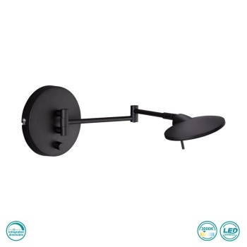 TRIO LIGHTING - Kazan Επιτοίχιο φωτιστικό LED μαύρο ματ ΚΩΔ.-274770132