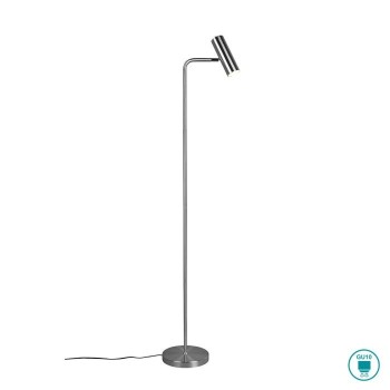 TRIO LIGHTING - Marley Φωτιστικό Δαπέδου 1xGU10 Νίκελ Ματ ΚΩΔ.-412400107