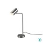 TRIO LIGHTING - Marley Επιτραπέζιο φωτιστικό 1xGU10 Νίκελ Ματ ΚΩΔ.-512400107