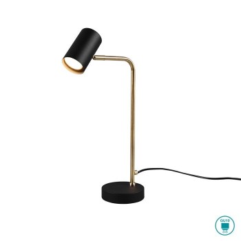 TRIO LIGHTING - Marley Επιτραπέζιο φωτιστικό 1xGU10 Μπρούτζινο - Μαύρο Ματ ΚΩΔ.-512400108