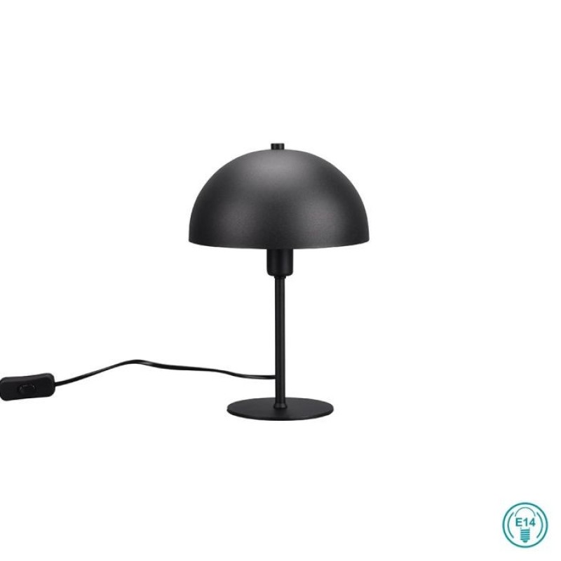 TRIO LIGHTING - Nola Επιτραπέζιο φωτιστικό 1xE14 Μαύρο Ματ ΚΩΔ.-506200132