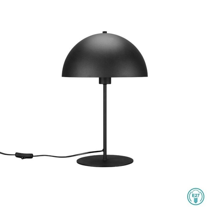 TRIO LIGHTING - Nola Επιτραπέζιο φωτιστικό 1xE14 Μαύρο Ματ ΚΩΔ.-506290132