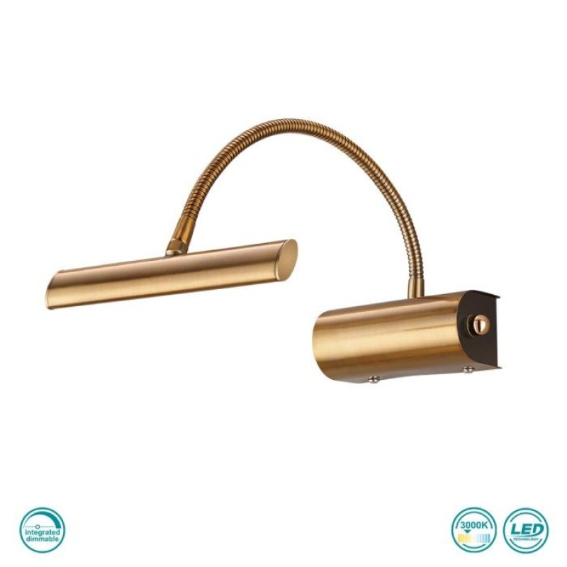 TRIO LIGHTING - Curtis Επιτοίχιο φωτιστικό LED Οξυντέ ΚΩΔ.-279770104