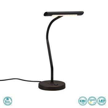 TRIO LIGHTING - Curtis Επιτραπέζιο φωτιστικό LED Μαύρο Ματ ΚΩΔ.-579790132