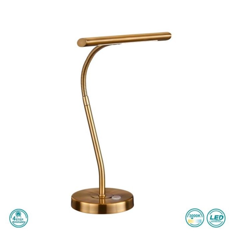 TRIO LIGHTING - Curtis Επιτραπέζιο φωτιστικό LED Οξυντέ ΚΩΔ.-579790104
