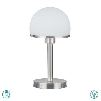 TRIO LIGHTING - Joost Επιτραπέζιο φωτιστικό 1xE27 Νίκελ Ματ ΚΩΔ.-592300107