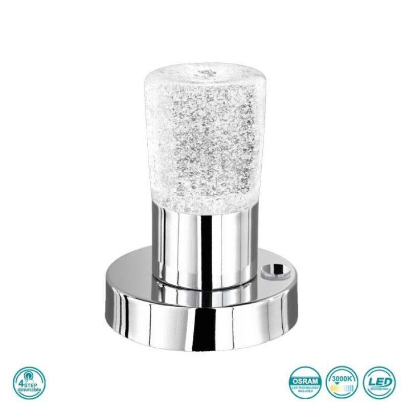 TRIO LIGHTING - Cristo Επιτραπέζιο φωτιστικό LED Διάφανο ΚΩΔ.-529690100