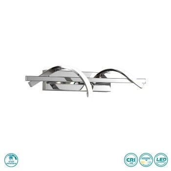 RL Lighting - Isabel Επιτοίχιο Φωτιστικό LED (4000K) Χρώμιο ΚΩΔ.-R22201106