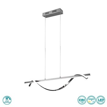 RL Lighting - Isabel Κρεμαστό φωτιστικό LED (4000K) Χρώμιο ΚΩΔ.-R32201106