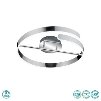RL Lighting - Parma Φωτιστικό οροφής LED (4000K) Χρώμιο ΚΩΔ.-R67071106