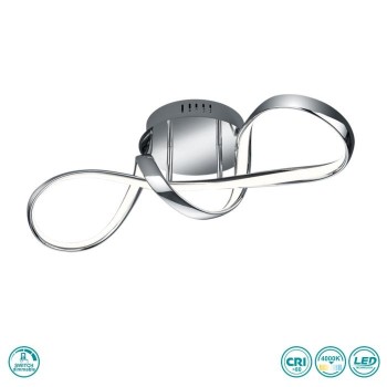RL Lighting - Perugia Φωτιστικό οροφής LED (4000K) Χρώμιο ΚΩΔ.-R67091106