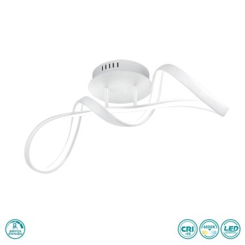 RL Lighting - Perugia Φωτιστικό οροφής LED (4000K) Λευκό Ματ ΚΩΔ.-R67091131