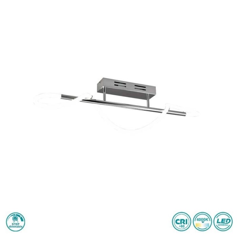 RL Lighting - Argos Φωτιστικό Οροφής LED (4000K) Χρώμιο ΚΩΔ.-R62361106