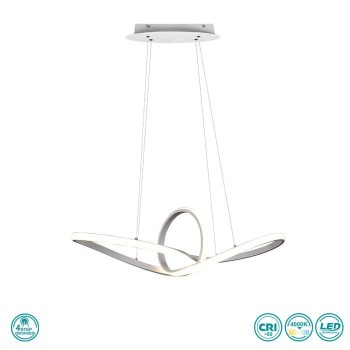 RL Lighting - Sansa Κρεμαστό φωτιστικό LED (4000K) Λευκό Ματ ΚΩΔ.-R32751131