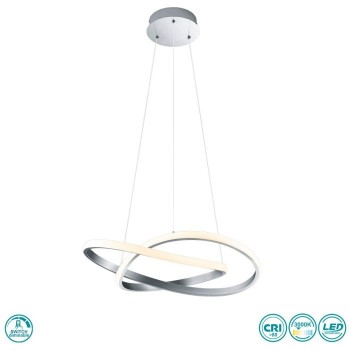 RL Lighting - Course Φωτιστικό Κρεμαστό LED (3000K) Νίκελ Ματ ΚΩΔ.-R32051107