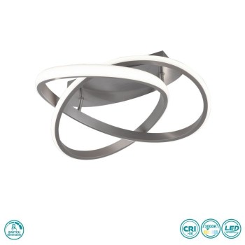 RL Lighting - Course Φωτιστικό Οροφής LED (3000K) Νίκελ Ματ ΚΩΔ.-R62051107
