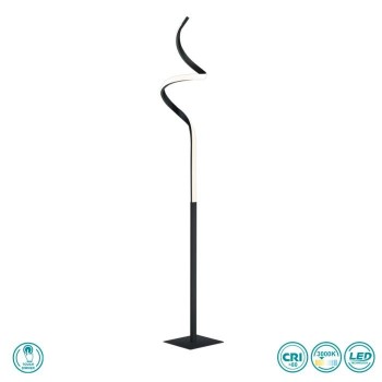 RL Lighting - Course Φωτιστικό Δαπέδου LED (3000K) Μαύρο Ματ ΚΩΔ.-R42051132