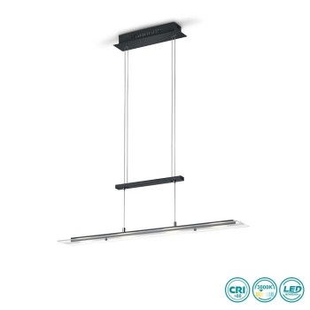 RL Lighting - Milos Φωτιστικό Κρεμαστό LED (3000K) Μαύρο Ματ ΚΩΔ.-R32004132