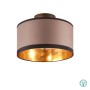 RL Lighting - Davos Φωτιστικά οροφής 2x E14 Μαύρο με Τοπέ καπέλο ΚΩΔ.-R61552041