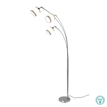 RL Lighting - Davos  Φωτιστικό Δαπέδου 3x E14 Λευκό ΚΩΔ.-R41553006